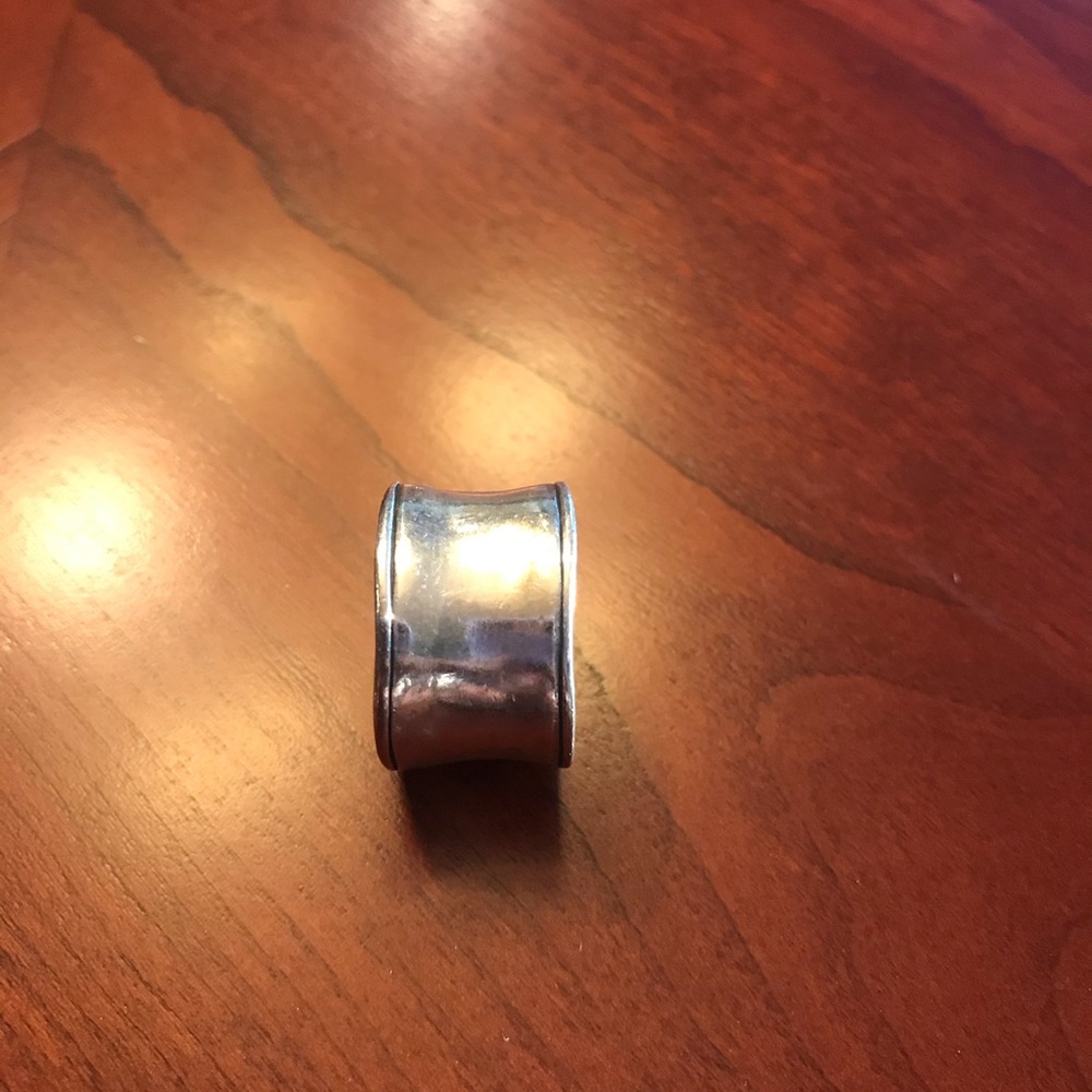 Silpada “Hammered Cuff” Sterling Silver Ring